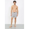 MARSiLYAN- Erkek Penye Boxer Gri