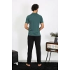 MARSiLYAN- Erkek Penye Petrol Rengi 3lü Pijama Takımı