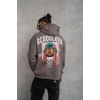 MARSiLYAN- Erkek SCHOOL BOY Baskılı Kapüşonlu Sweat - Gri