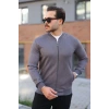 MARSiLYAN- Erkek Scuba Süet Kumaş Bomber Hırka
