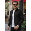 MARSiLYAN- Erkek Uzun Kollu önden Fermuarlı Süet Ceket