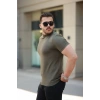 MARSiLYAN- Erkek Yarım Balıkçı Yaka Kısa Kollu T-shirt
