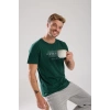 MARSiLYAN- Erkek Yeşil Kısa Kol Pijama Takımı
