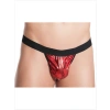 MARSiLYAN-  Fantezi Kırmızı Lame Seksi Erkek String - Tanga TG274590