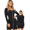 MARSiLYAN- Fermuarlı Mini Elbise