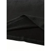 MARSiLYAN- Fiyonk Baskılı Siyah Oversize Unisex T-shirt- Siyah