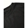 MARSiLYAN- Fiyonk Baskılı Siyah Oversize Unisex T-shirt- Siyah