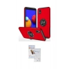 MARSİLYAN™- Galaxy A01 Core Kılıf Odak Form Prime - Siyah Seramik Nano Ekran Koruyucu