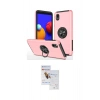MARSİLYAN™- Galaxy A01 Core Kılıf Odak Form Prime - Siyah Seramik Nano Ekran Koruyucu