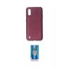 MARSİLYAN™- Galaxy A01 Kılıf Kozmos Yansıma Özel Seri - Şeffaf Royal Nano Ekran Koruyucu