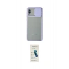 MARSİLYAN™- Galaxy A02 Kılıf Vadi Çizgi - Şeffaf Pasifik Cam Ekran Koruyucu