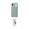 MARSİLYAN™- Galaxy A02 Kılıf Vadi Çizgi - Şeffaf Pasifik Cam Ekran Koruyucu
