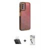 MARSİLYAN™- Galaxy A03S Kılıf Çekirdek Klasik Serisi - Şeffaf Uv Polymer Nano Ekran Koruyucu + Kamera Lens Koruma Cam - SF