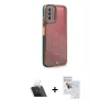 MARSİLYAN™- Galaxy A03S Kılıf Çekirdek Klasik Serisi - Siyah Seramik Nano Ekran Koruyucu + Kamera Lens Koruma Cam - SF