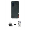 MARSİLYAN™- Galaxy A03S Kılıf Doruk Asil Koleksiyonu - Şeffaf Uv Polymer Nano Ekran Koruyucu + Kamera Lens Koruma Cam - SF