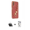 MARSİLYAN™- Galaxy A03S Kılıf Nova Işık Prime - Şeffaf Uv Polymer Nano Ekran Koruyucu + Kamera Lens Koruma Cam - SF