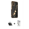 MARSİLYAN™- Galaxy A03S Kılıf Nova Işık Prime - Şeffaf Uv Polymer Nano Ekran Koruyucu + Kamera Lens Koruma Cam - SF