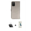 MARSİLYAN™- Galaxy A03S Kılıf Siluet Işık Serisi - Şeffaf Pasifik Cam Ekran Koruyucu + Kamera Lens Koruma Cam - SF