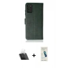 MARSİLYAN™- Galaxy A03S Kılıf Siluet Işık Serisi - Şeffaf Pasifik Cam Ekran Koruyucu + Kamera Lens Koruma Cam - SF