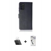 MARSİLYAN™- Galaxy A03S Kılıf Siluet Işık Serisi - Şeffaf Uv Polymer Nano Ekran Koruyucu + Kamera Lens Koruma Cam - SF