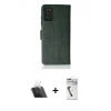 MARSİLYAN™- Galaxy A03S Kılıf Siluet Işık Serisi - Şeffaf Uv Polymer Nano Ekran Koruyucu + Kamera Lens Koruma Cam - SF