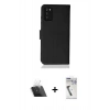 MARSİLYAN™- Galaxy A03S Kılıf Siluet Işık Serisi - Şeffaf Uv Polymer Nano Ekran Koruyucu + Kamera Lens Koruma Cam - SF