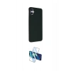 MARSİLYAN™- Galaxy A05 Kılıf Akış Asil Koleksiyonu - Siyah 3D Antistatik Seramik Nano Ekran Koruyucu