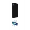 MARSİLYAN™- Galaxy A05 Kılıf Akış Asil Koleksiyonu - Siyah 3D Antistatik Seramik Nano Ekran Koruyucu