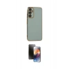 MARSİLYAN™- Galaxy A05S Kılıf Yankı Serisi - Siyah 3D Antistatik Mat Seramik Nano Ekran Koruyucu
