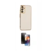 MARSİLYAN™- Galaxy A05S Kılıf Yankı Serisi - Siyah 3D Antistatik Mat Seramik Nano Ekran Koruyucu