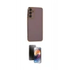 MARSİLYAN™- Galaxy A05S Kılıf Yankı Serisi - Siyah 3D Antistatik Mat Seramik Nano Ekran Koruyucu