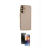 MARSİLYAN™- Galaxy A05S Kılıf Yankı Serisi - Siyah 3D Antistatik Mat Seramik Nano Ekran Koruyucu