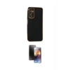 MARSİLYAN™- Galaxy A05S Kılıf Yankı Serisi - Siyah 3D Antistatik Mat Seramik Nano Ekran Koruyucu