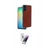 MARSİLYAN™- Galaxy A06 Kılıf Kıvılcım Işık Serisi - Şeffaf Pasifik Cam Ekran Koruyucu