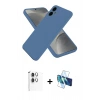 MARSİLYAN™- Galaxy A06 Kılıf Kozmos Yansıma Özel Seri - Siyah 3D Antistatik Seramik Nano Ekran Koruyucu + Raze Metal Kamera Lens - GS