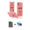 MARSİLYAN™- Galaxy A06 Kılıf Vadi Form Prime - Siyah 3D Antistatik Seramik Nano Ekran Koruyucu + Raze Metal Kamera Lens - SH
