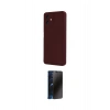 MARSİLYAN™- Galaxy A06 Kılıf Yankı Yansıma Özel Seri - Siyah 3D Antistatik Hayalet Cam Ekran Koruyucu