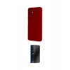 MARSİLYAN™- Galaxy A06 Kılıf Yankı Yansıma Özel Seri - Siyah 3D Antistatik Hayalet Cam Ekran Koruyucu