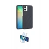 MARSİLYAN™- Galaxy A07 4G Kılıf Doruk Serisi - Siyah 3D Antistatik Cam Ekran Koruyucu
