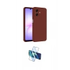 MARSİLYAN™- Galaxy A07 4G Kılıf Kozmos Yansıma Özel Seri - Siyah 3D Antistatik Cam Ekran Koruyucu