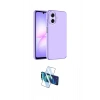 MARSİLYAN™- Galaxy A07 4G Kılıf Kozmos Yansıma Özel Seri - Siyah 3D Antistatik Cam Ekran Koruyucu