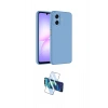 MARSİLYAN™- Galaxy A07 4G Kılıf Kozmos Yansıma Özel Seri - Siyah 3D Antistatik Cam Ekran Koruyucu