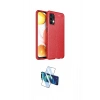 MARSİLYAN™- Galaxy A13 4G Kılıf Doruk Klasik Özel Seri - Siyah 3D Antistatik Cam Ekran Koruyucu