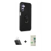 MARSİLYAN™- Galaxy A14 4G Kılıf Ahenk Klasik Koleksiyonu - Siyah 20D Premium Cam Ekran Koruyucu + Kamera Lens Koruma Cam - SF