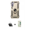 MARSİLYAN™- Galaxy A14 4G Kılıf Ahenk Klasik Koleksiyonu - Siyah 20D Premium Cam Ekran Koruyucu + Kamera Lens Koruma Cam - SF