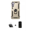 MARSİLYAN™- Galaxy A14 4G Kılıf Ahenk Klasik Koleksiyonu - Siyah 6D Antistatik Mat Seramik Hayalet Nano Ekran Koruyucu + Kamera Lens Koruma Cam - SF