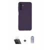 MARSİLYAN™- Galaxy A14 4G Kılıf Ahenk Serisi - Siyah Joko Magic 5D Cam + Kamera Lens Koruma Cam - SF