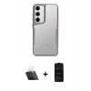 MARSİLYAN™- Galaxy A14 4G Kılıf Akış Çizgi Koleksiyonu - Siyah 6D Antistatik Mat Seramik Hayalet Nano Ekran Koruyucu + Kamera Lens Koruma Cam - SF