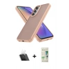 MARSİLYAN™- Galaxy A14 4G Kılıf Atlas Form - Siyah 20D Premium Cam Ekran Koruyucu + Kamera Lens Koruma Cam - SF
