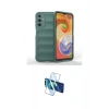 MARSİLYAN™- Galaxy A14 4G Kılıf Atlas Koleksiyonu - Siyah 3D Antistatik Seramik Nano Ekran Koruyucu